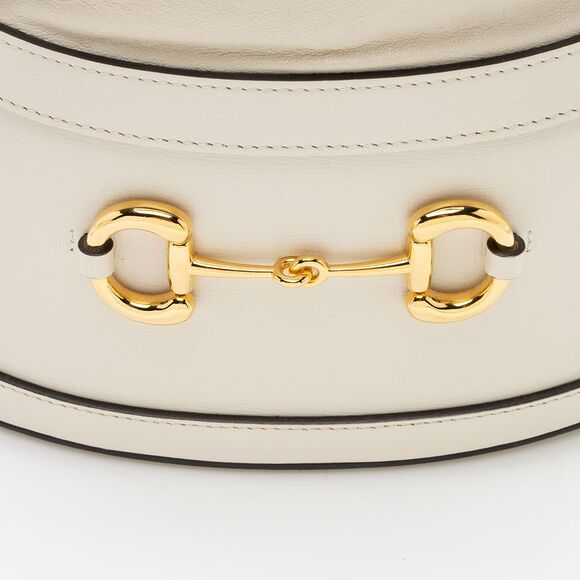 Gucci Leather Horsebit 1955 Drawstring Bucket Bag - Picture 9 of 14